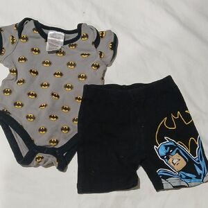 Batman Baby Onesie and Shorts Set